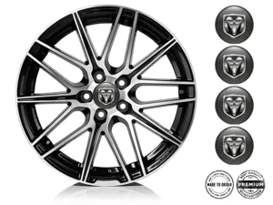 Dodge Radaufkleber Version Gewölbte Harzlabels